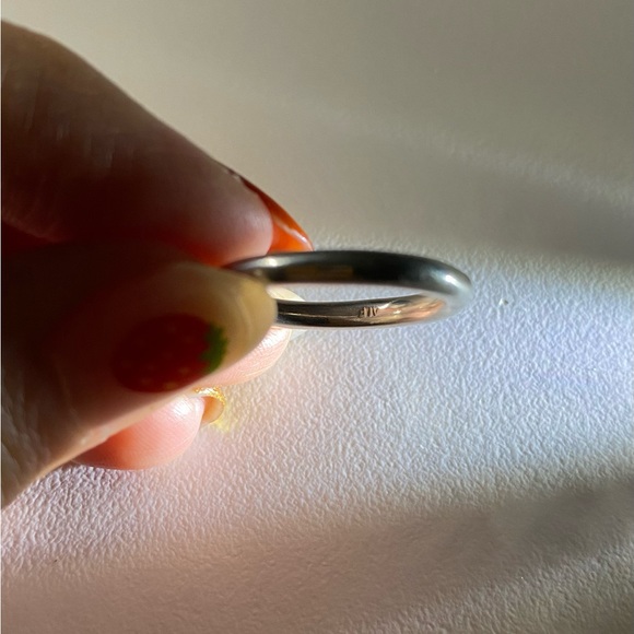 Rare and Retired HTF Pandora two tone pearl reminder ring - Picture 4 of 6